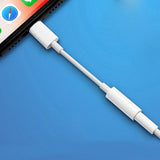 Adaptador Audífonos para Iphone CON Bluetooth Original Lightning a Cable Audio Jack 3,5 Auxiliar