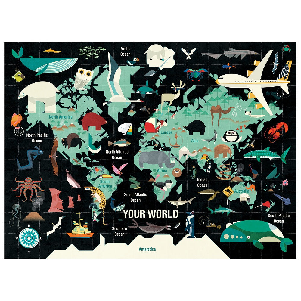 Puzzle 1000Pcs Tu Mundo Mudpuppy