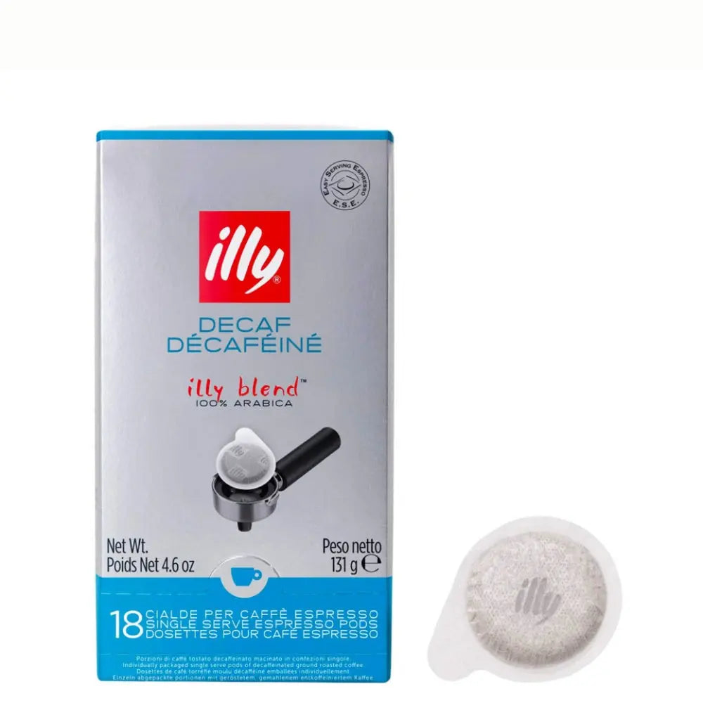 Café Illy Pods Descafeinado 18 unidades (E.S.E)
