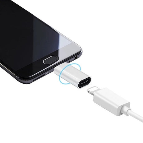 Adaptador Micro USB a Iphone Ligthning Convertidor Conversor Micro USB V8 Macho a Iphone Hembra para Iphone Universal