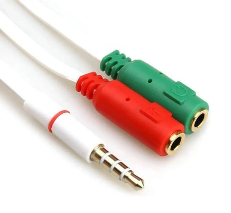 Cable Adaptador Microfono Audio Splitter Jack 3.5mm Ps4 Xbox
