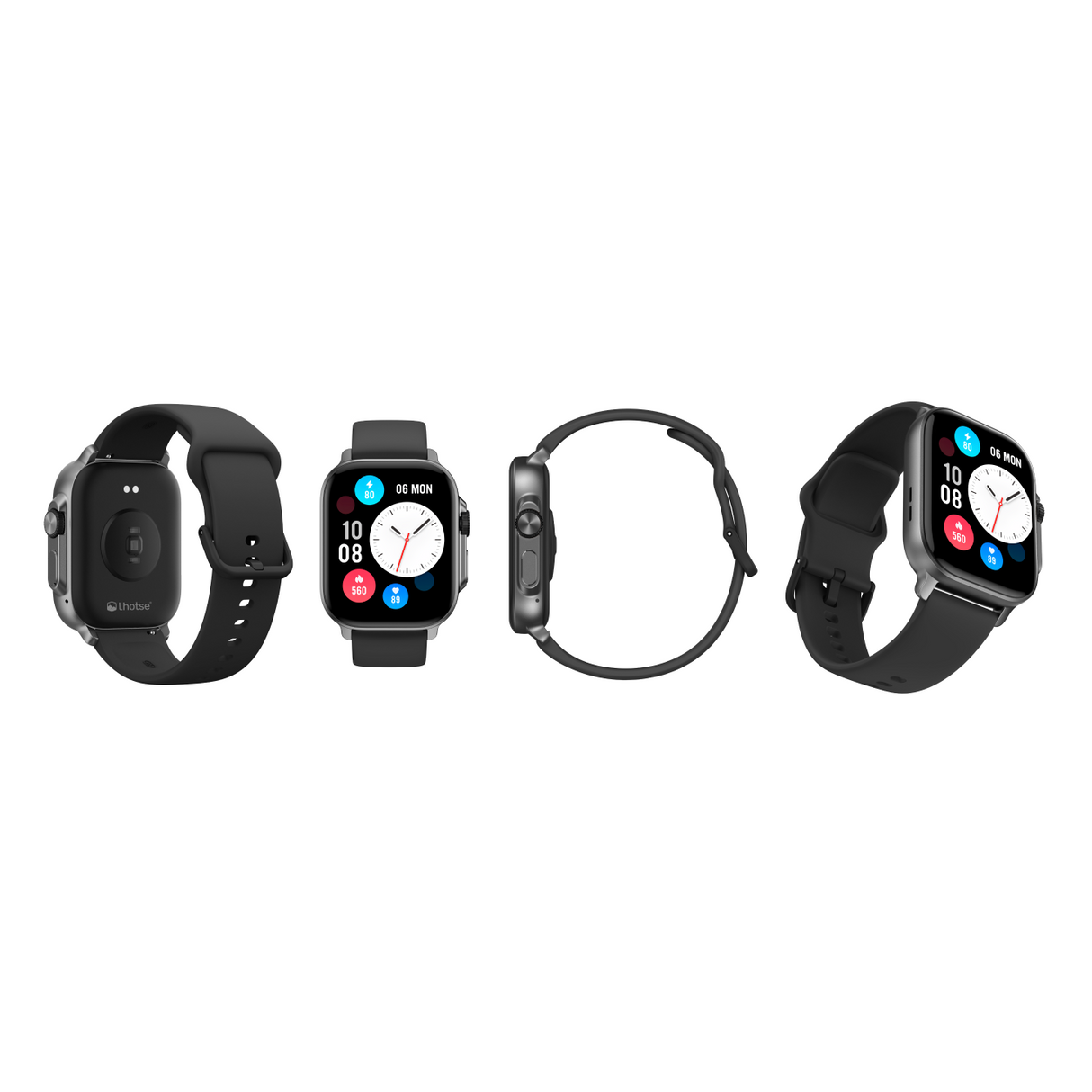 Reloj Smartwatch Lhotse Connect S03 42mm Black