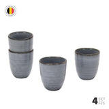 Set 4 Vasos Cerámica 270ml Amalfi Simplit