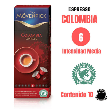 Pack Movenpick Mix Intensidades 50 Cápsulas Nespresso®