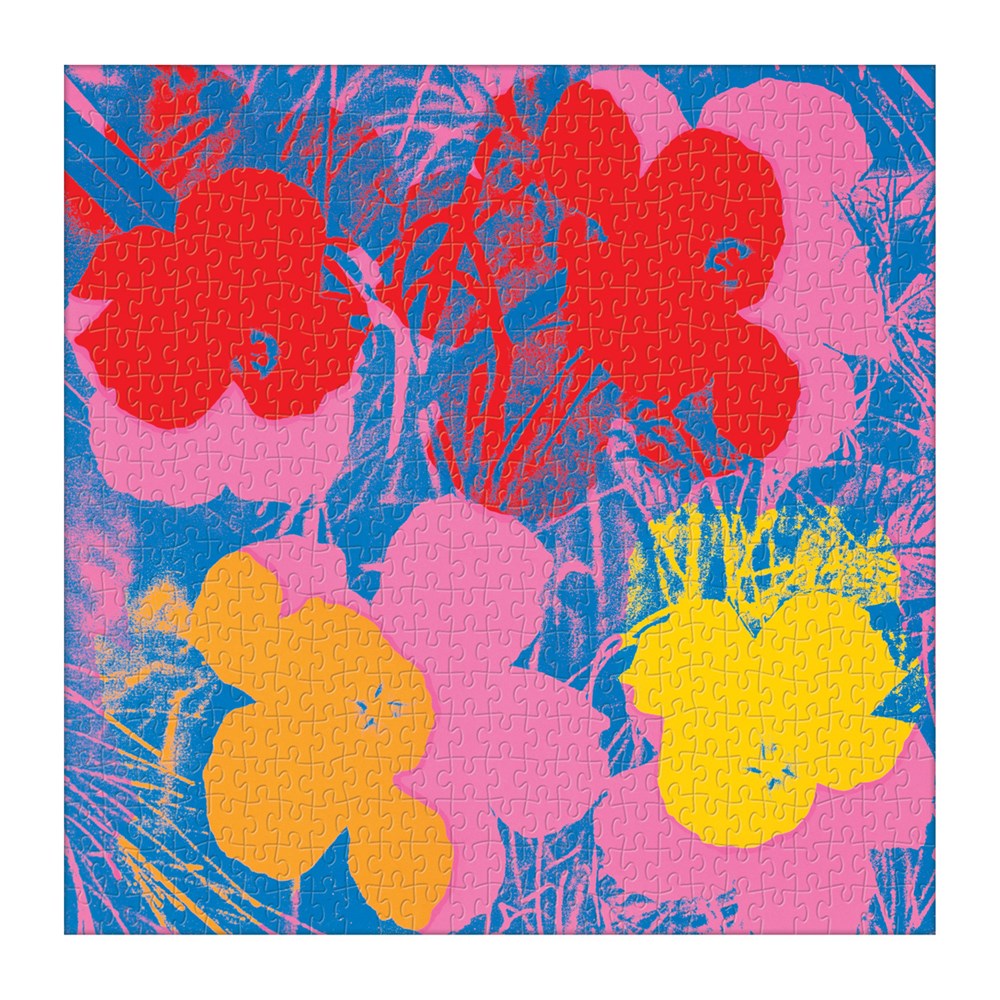 Puzzle 500Pcs Flores De Andy Warhol Mudpuppy