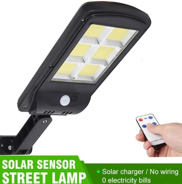 Foco Solar De 120w Tipo Poste Luz Friacontrolbasesensor