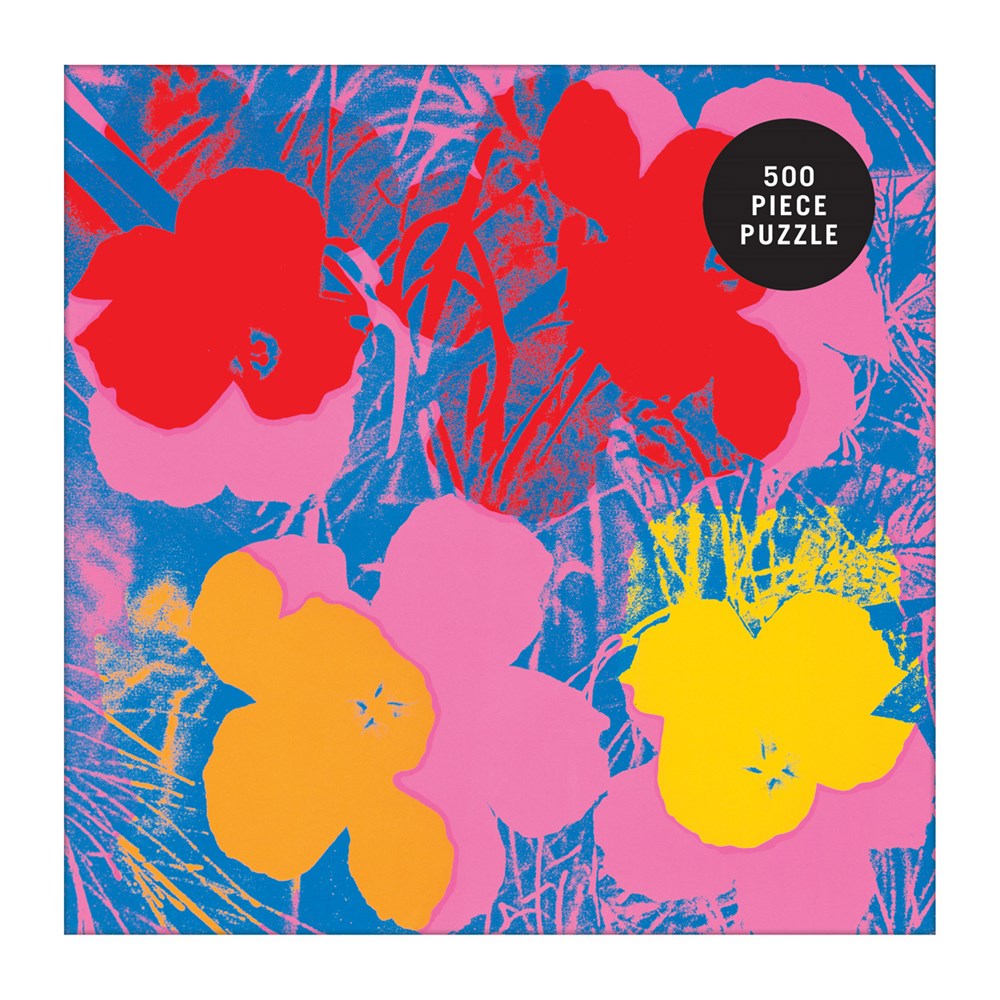 Puzzle 500Pcs Flores De Andy Warhol Mudpuppy