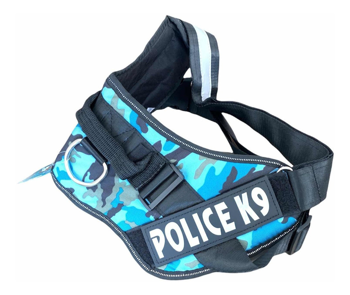 Arnés Police K9 Resistente Para Mascotas Perros S, M, L