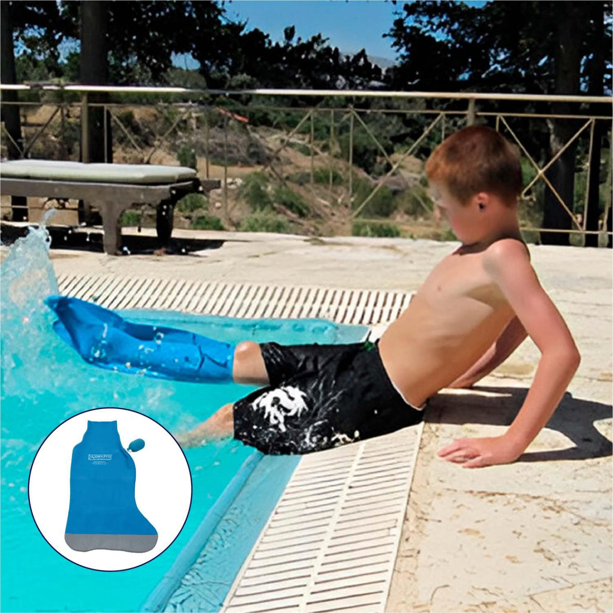 Bota Inflable Protectora Pierna Corto
