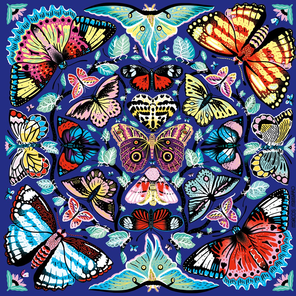 Puzzle 500Pcs Mariposas Mudpuppy