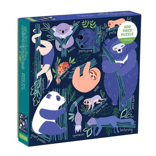 Puzzle 500Pcs Osos Perezosos Mudpuppy