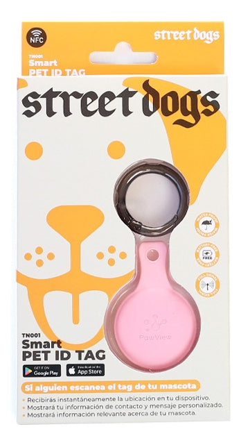 Street Dogs Placa Identificación Inteligente Colgante Perros