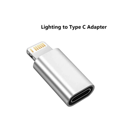 Adaptador compatible Iphone Lightning A Tipo C OTG de 8 pines Macho A Tipo C Hembra Conector Hembra