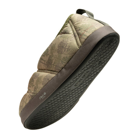 Pantuflas térmicas Futaleufú Nu-B Foam Print Verde Araucaria