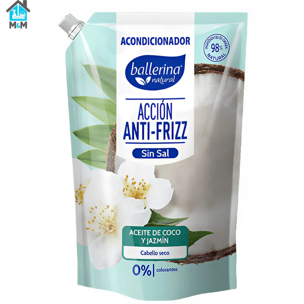 Acondicionador Ballerina - Doypack - Aceite de Coco y Jazmín