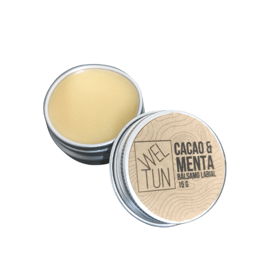 Bálsamo Labial de Cacao y Menta | Hidratación Natural