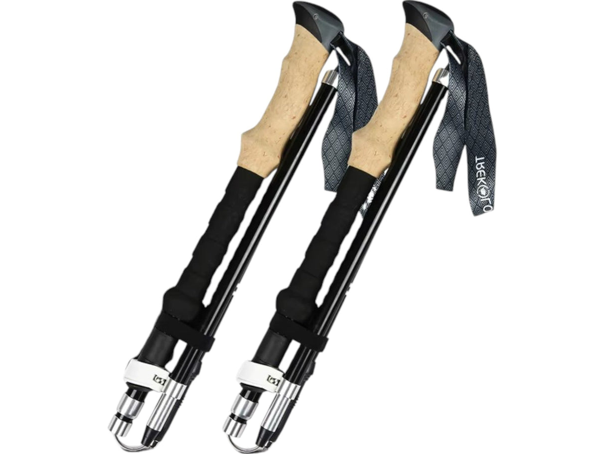 Bastones Trekking Escalada Montaña Senderismo Set 2 Aluminio