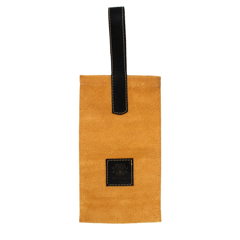 Bolsa de Cuero Café para Botellas de Vino Wine Tree