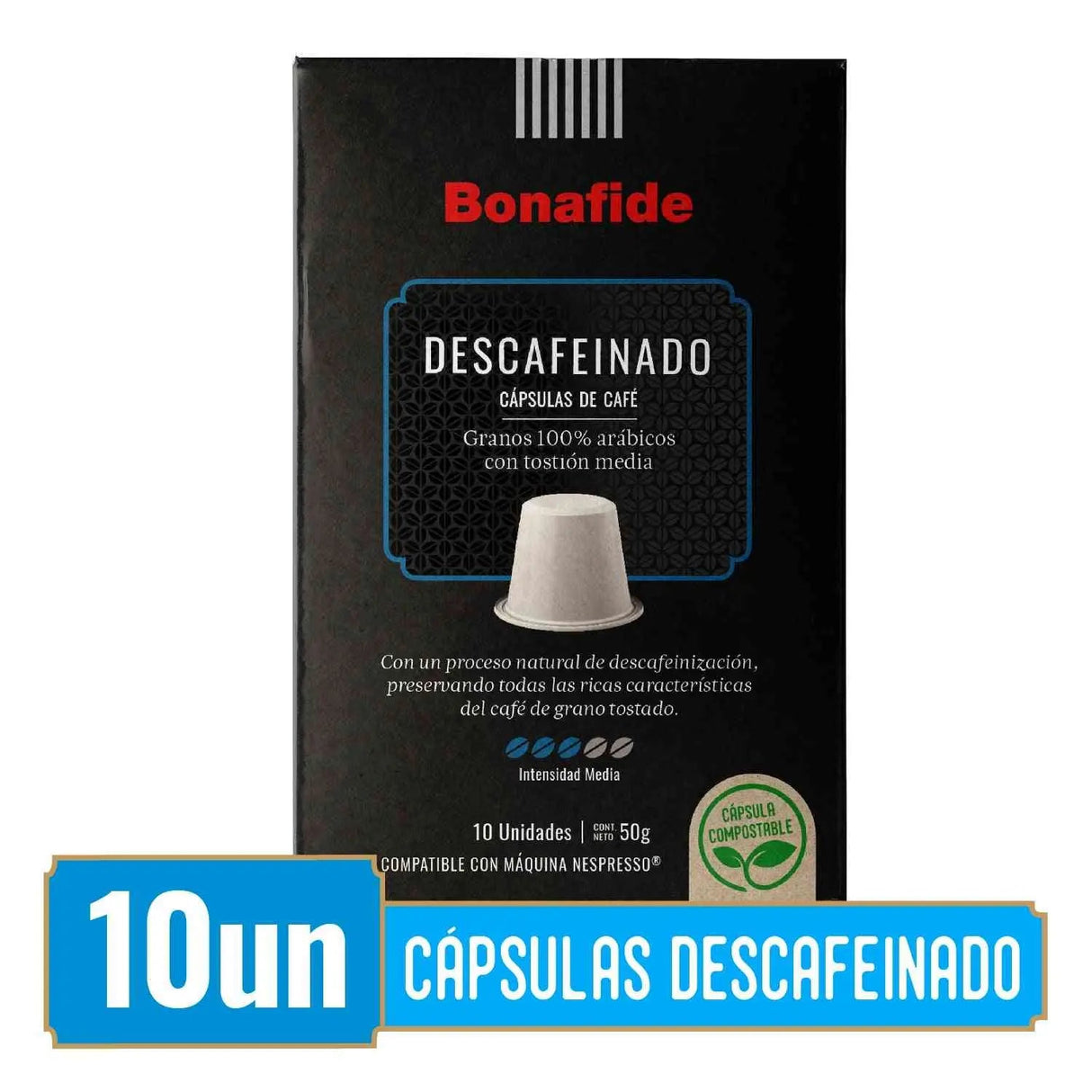 Bonafide Descafeinado cápsulas Nespresso®