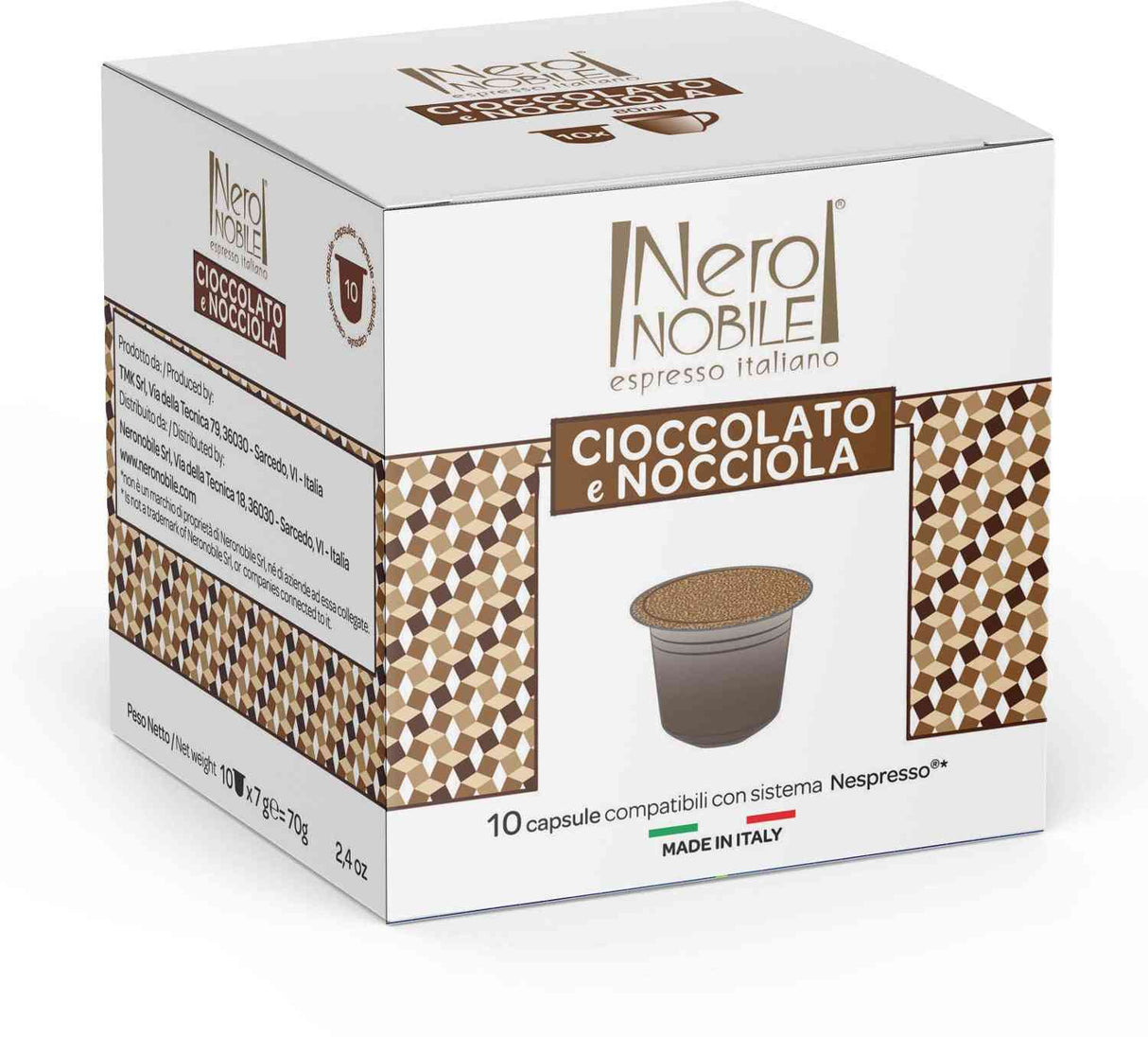 Chocolate Avellana en cápsulas Nespresso®