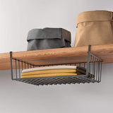 Canasto Colgante Multiespacio Negro-Mate Kanguro-40 Metaltex®