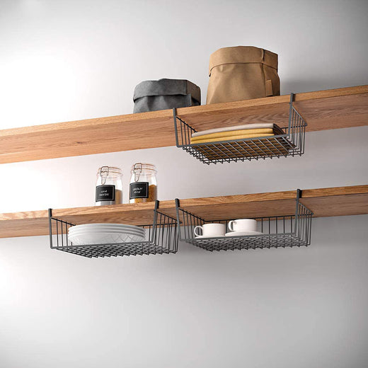 Canasto Colgante Multiespacio Negro-Mate Kanguro-40 Metaltex®