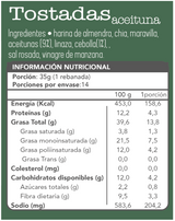 Tostadas de Aceituna Cebolla 140 grs.