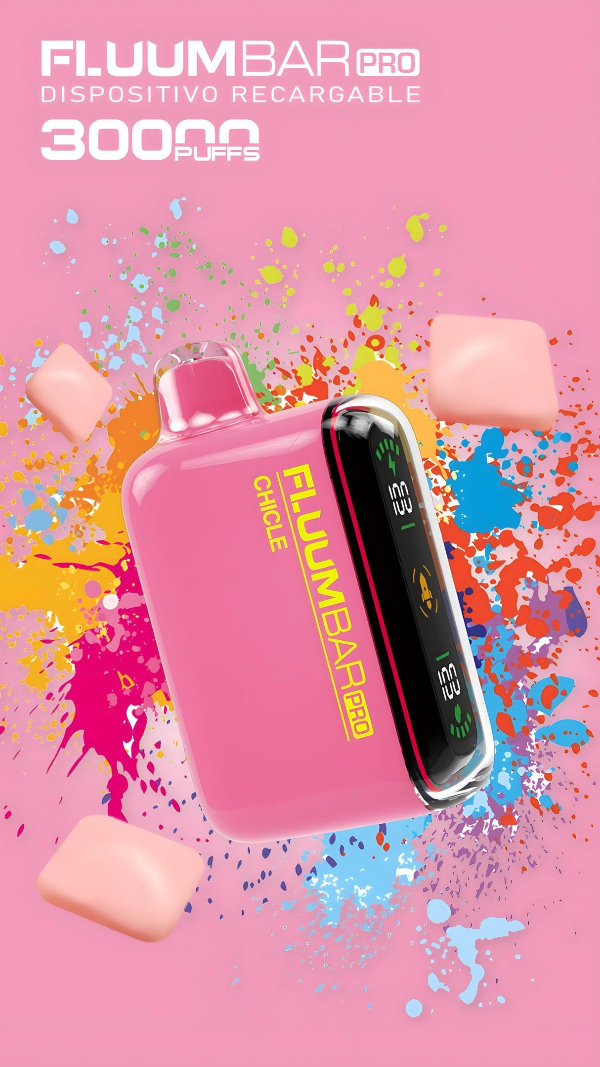 Vaper Fluumbar Pro 30.000 Puff - Vaporizador CHICLE