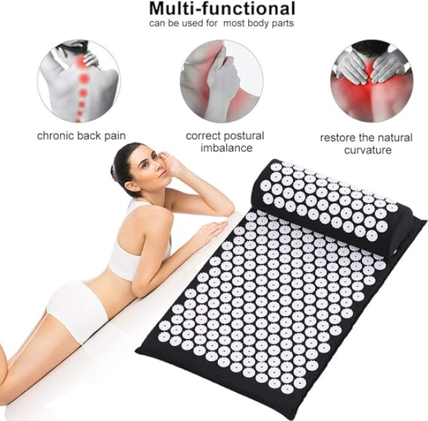 Colchoneta masajeadora de acupresión para cuerpo y cuello