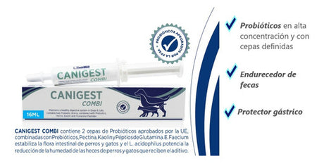 Canigest Combi 16ml Probióticos Para Perros Y Gatos