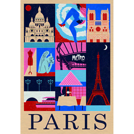 Rompecabezas Paris Viaje Con Estilo 1000p Clementoni Francia
