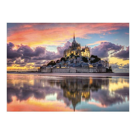 Puzzle Le Magnifique Mont Saint Mich 1000 Piezas Clementoni