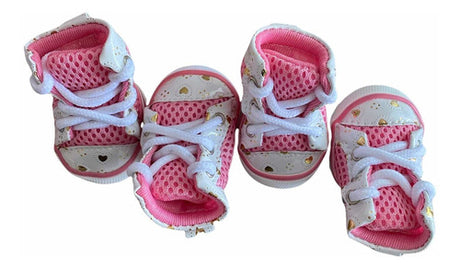 Zapatos Botas Antideslizante Con Diseño Para Mascota Perro