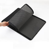 Alfombra Recoge Arena De Gato Lavable Estera Para Residuo 45x60 cm