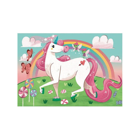Puzzle Clementoni Infantil 104 Piezas Unicornios Brillantes