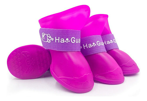 Botas Impermeables Para Perro Talla L