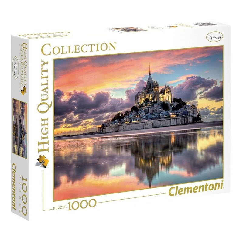 Puzzle Le Magnifique Mont Saint Mich 1000 Piezas Clementoni