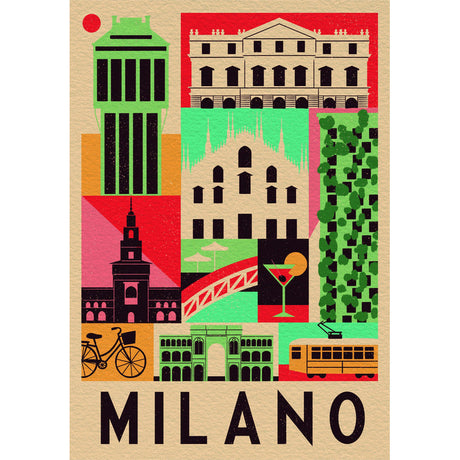 Rompecabezas Milano Viaje Con Estilo 1000p Clementoni Italia