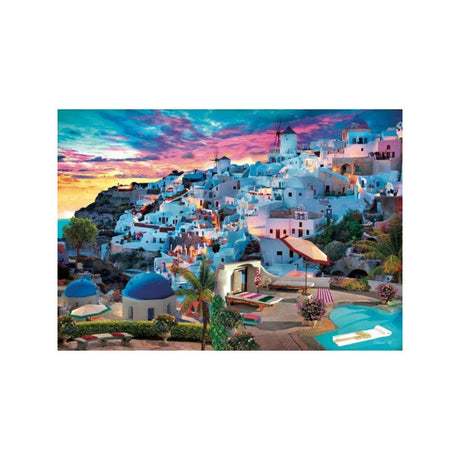 Puzzle Clementoni 500 Pzs Santorini Grecia Islas Griegas