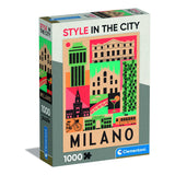 Rompecabezas Milano Viaje Con Estilo 1000p Clementoni Italia