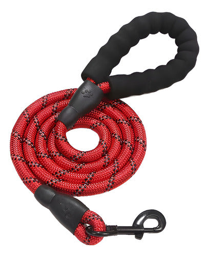 Cuerda Con Asa Resistente 120 Cm Largo Grosor 1.2 Cm Para Perro