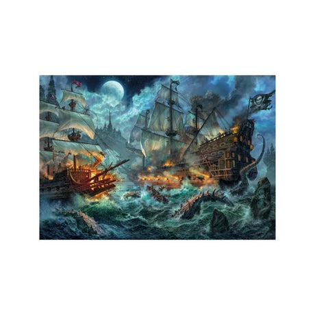 Puzzle Clementoni 6000 Piezas Batalla De Los Piratas