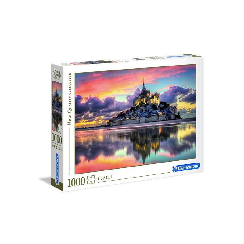 Puzzle Le Magnifique Mont Saint Mich 1000 Piezas Clementoni