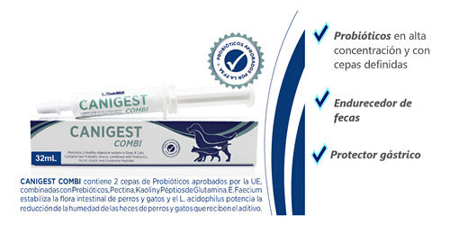 Canigest Combi 32ml Probióticos Para Perros Y Gatos