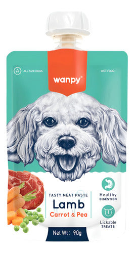 X4 Wanpy Snack Golosina Para Perro En Pasta De 90g C/u
