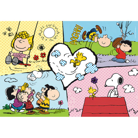 Rompecabezas Snoopy Y Amigos 500 Pz Clementoni Italia Peanuts Charlie Brown Carlitos