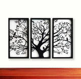 Cuadro Decorativo Tríptico Árbol De La Vida