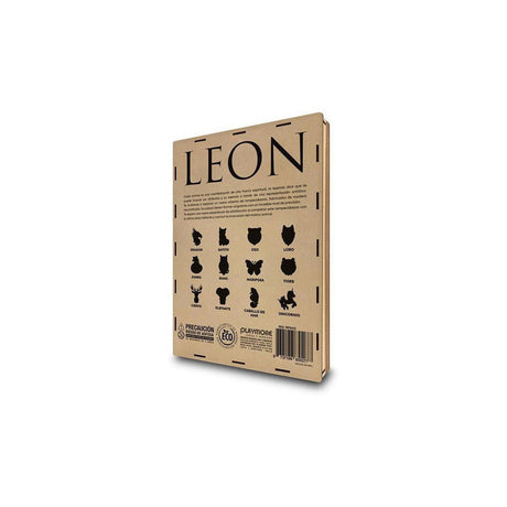 Rompecabeza De Madera Puzzle Corte Laser Leon Playmore