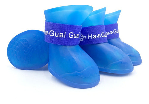 Botas Impermeables Para Perro Talla L