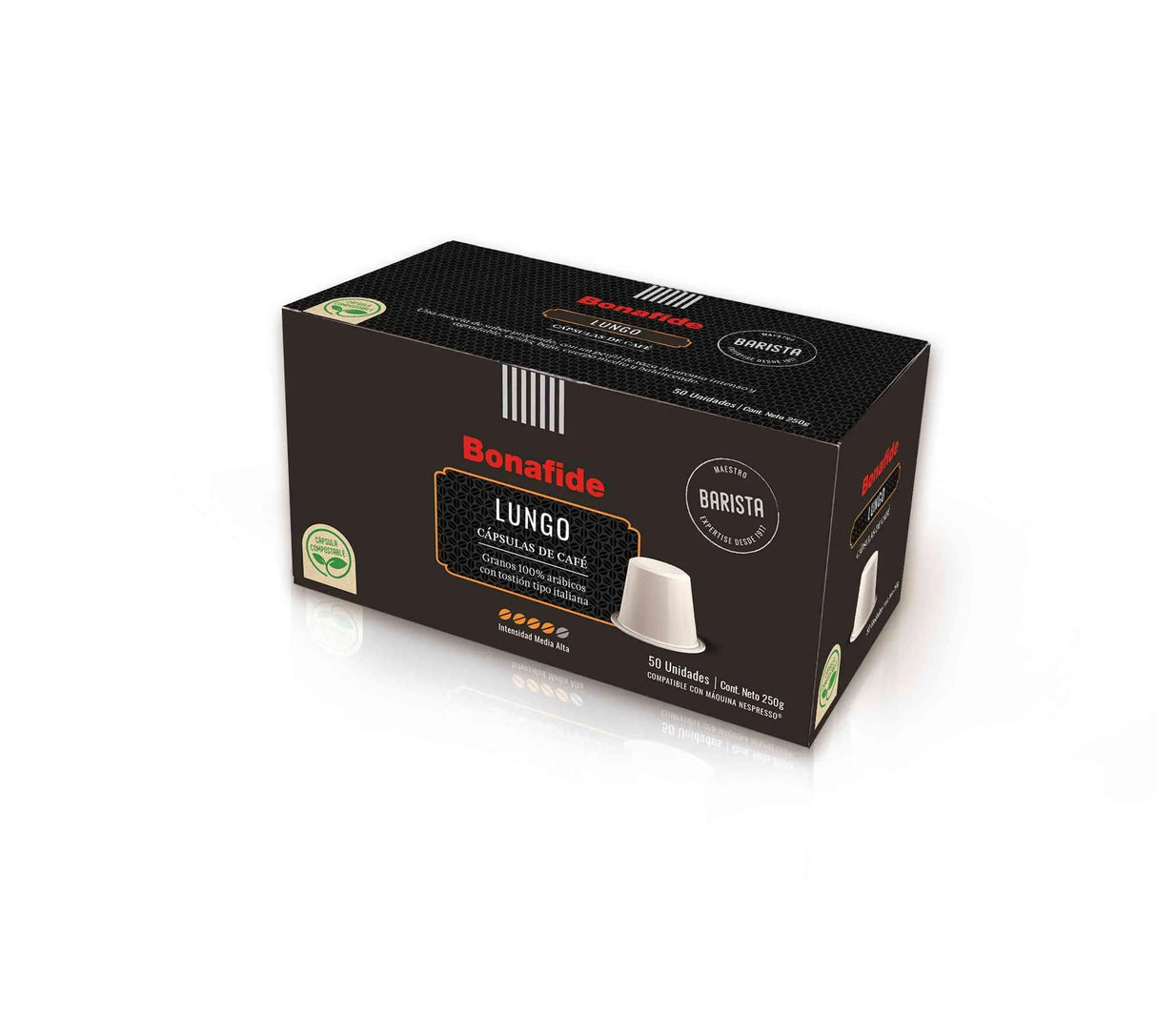 Bonafide Lungo 50 cápsulas Nespresso®